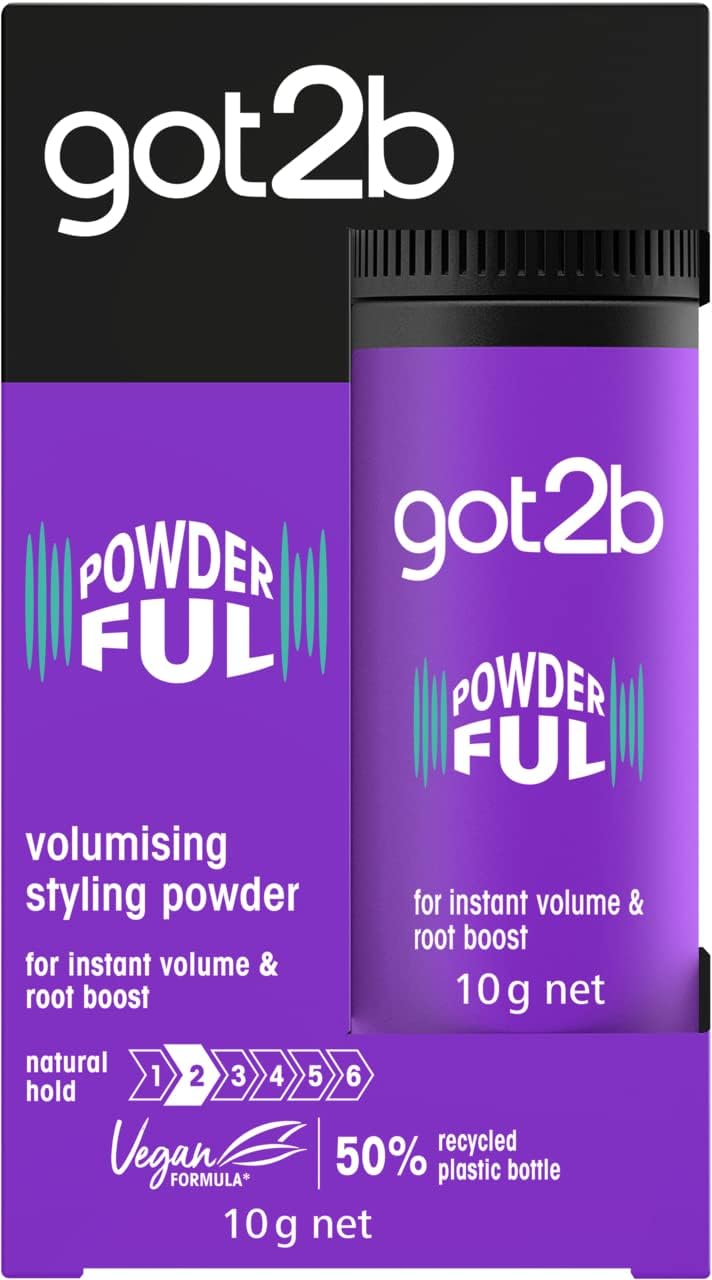got2b POWDERful Volumising Styling Powder for Instant Root Boost and Natural Hold (10 g)