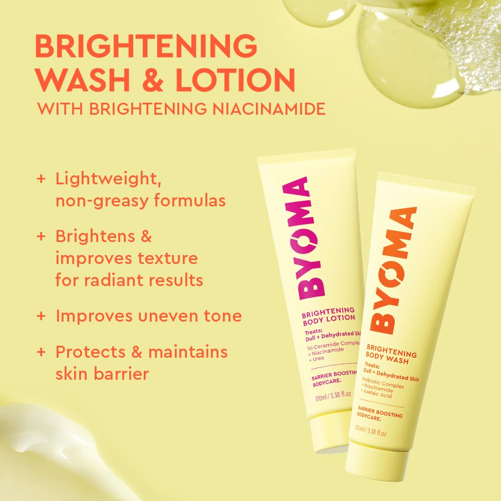 BYOMA Körperpflege-Set (6-teilig) – 100 ml Feuchtigkeitsspendend, Aufhellend, Für empfindliche Haut 4