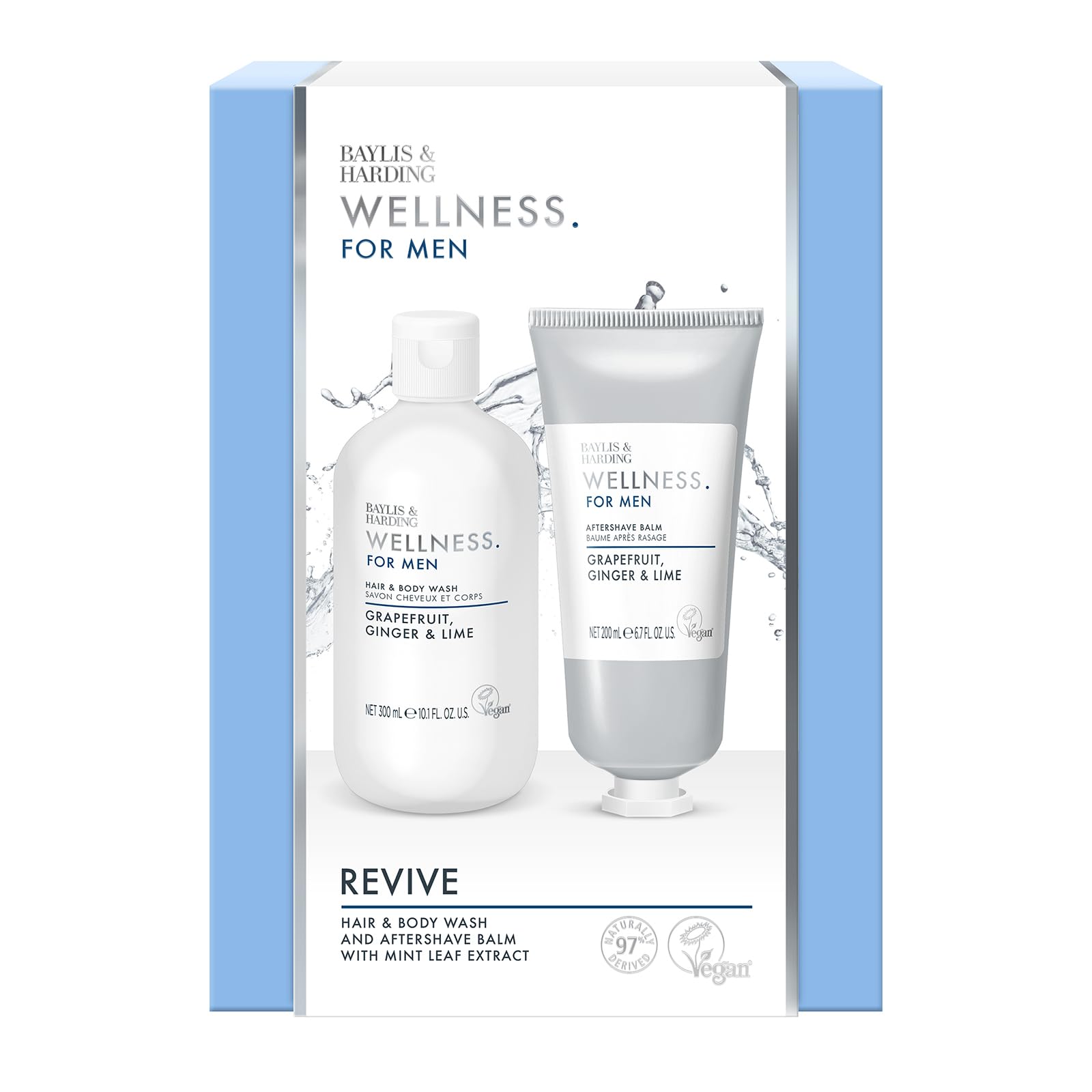 Baylis & Harding Wellness For Men Revived & Ready Gift Set - Vegan Friendly