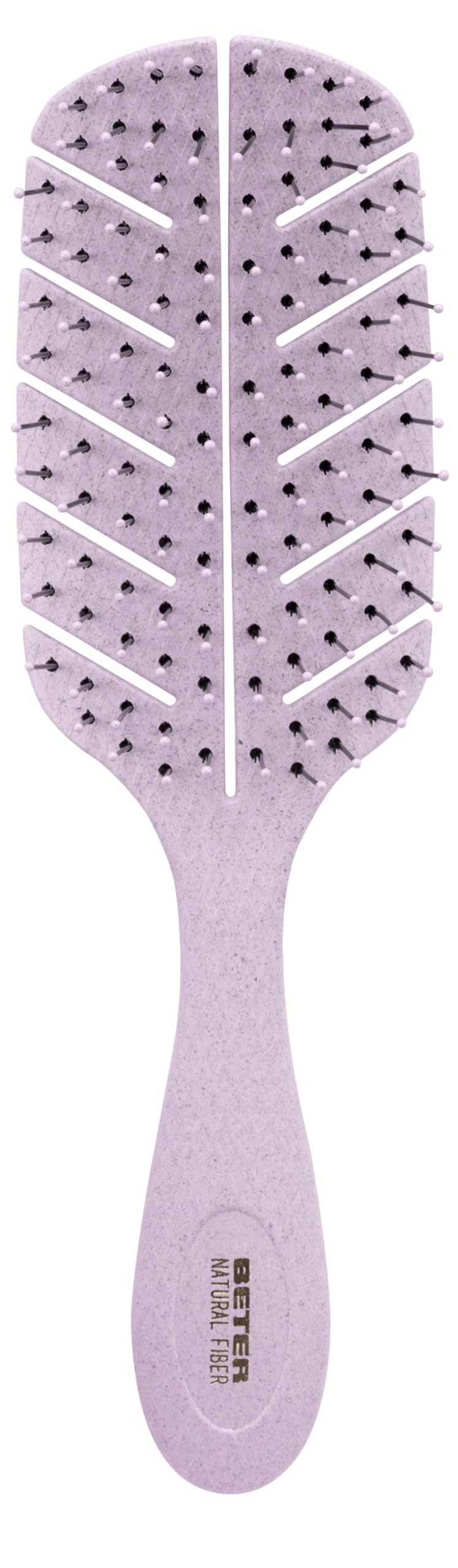 Beter Natural Fiber Detangling Brush - Anti-Tangle Eco Hairbrush for Wet or Dry Hair