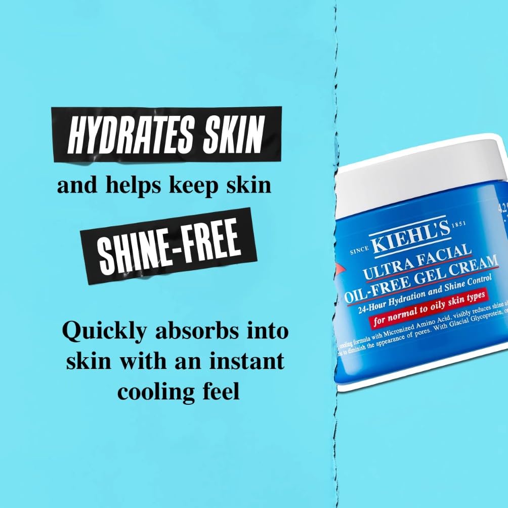Kiehl's Ultra Facial Oil-Free Gel Cream for Oily to Normal Skin, 125Ml 3