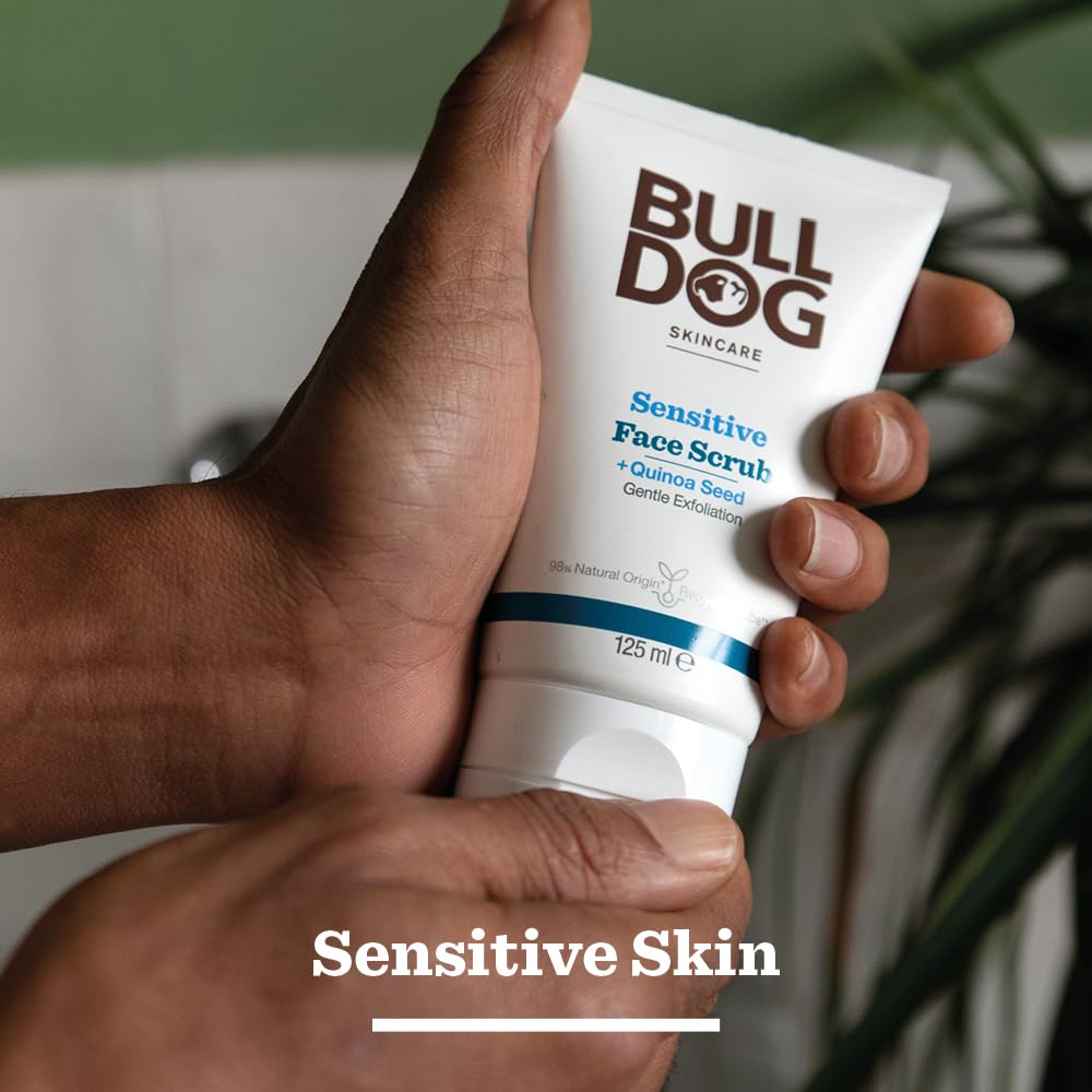 BULLDOG SKINCARE - Sensitives Gesichtspeeling für Männer mit Quinoa-Samen 4