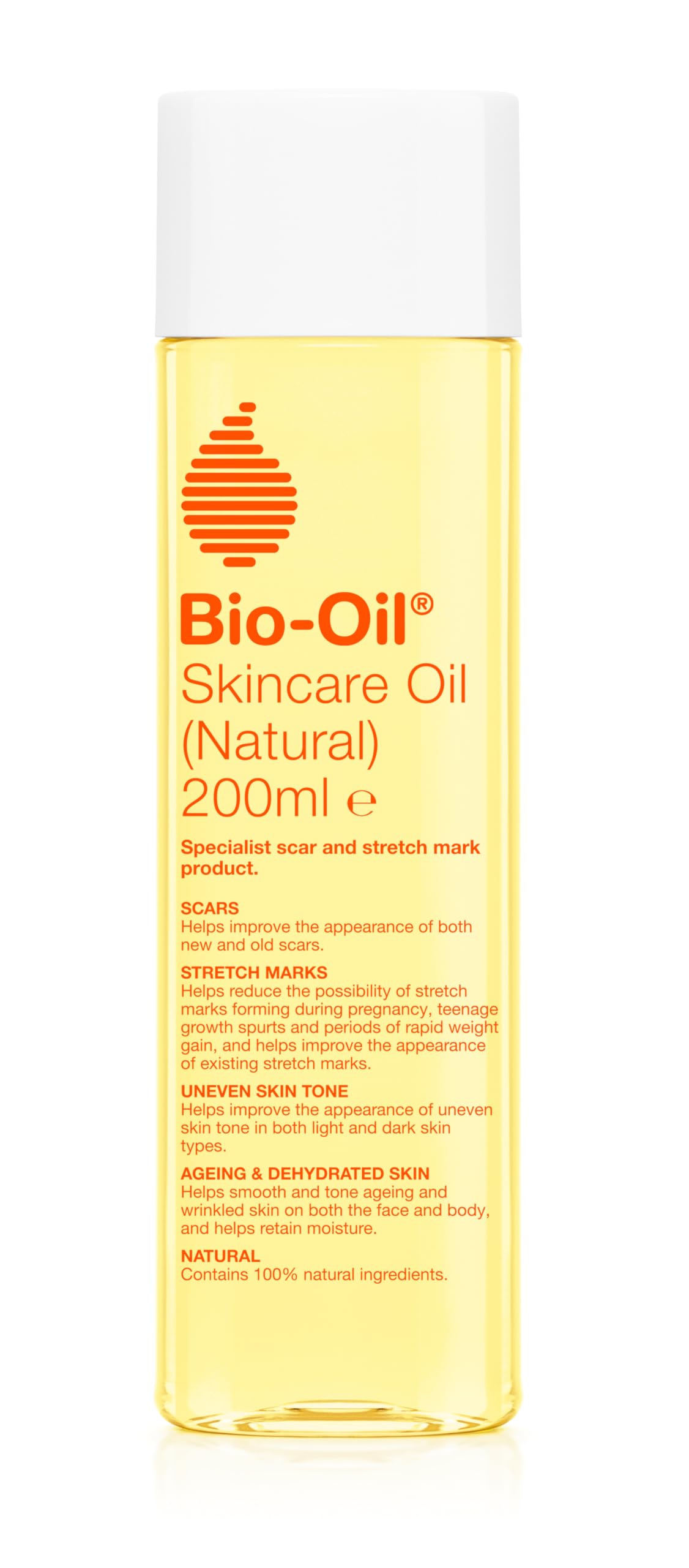 Bio Oil Körperöl zur natürlichen Hautpflege (200 ml) – Straffende Hautpflege, die reduziert