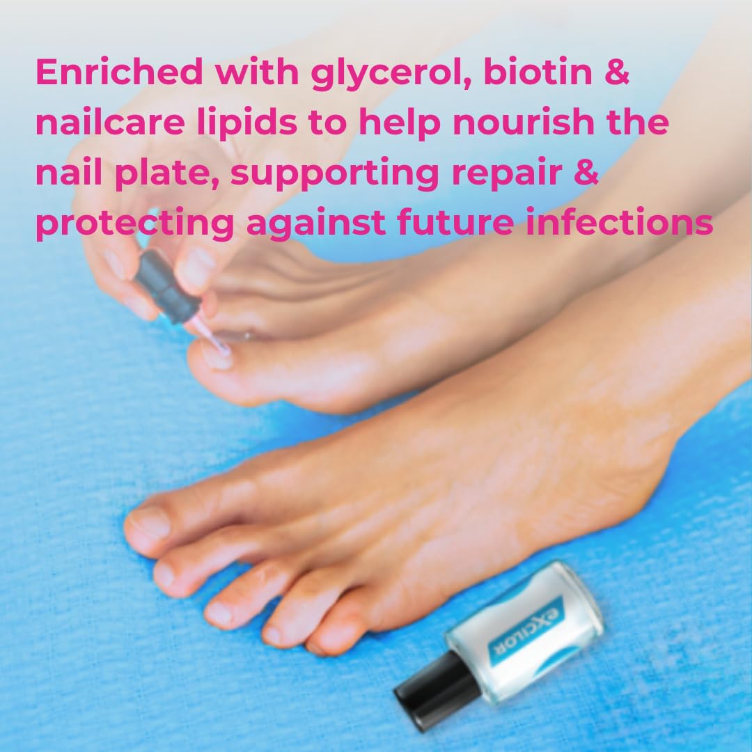 Excilor Nagelpilzbehandlungslösung, Pilznagelbehandlung und -reparatur 6