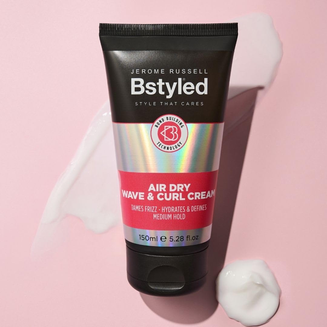 BStyled Air Dry Wave & Curl Cream by Jerome Russell | Frizz-Free Definition 3