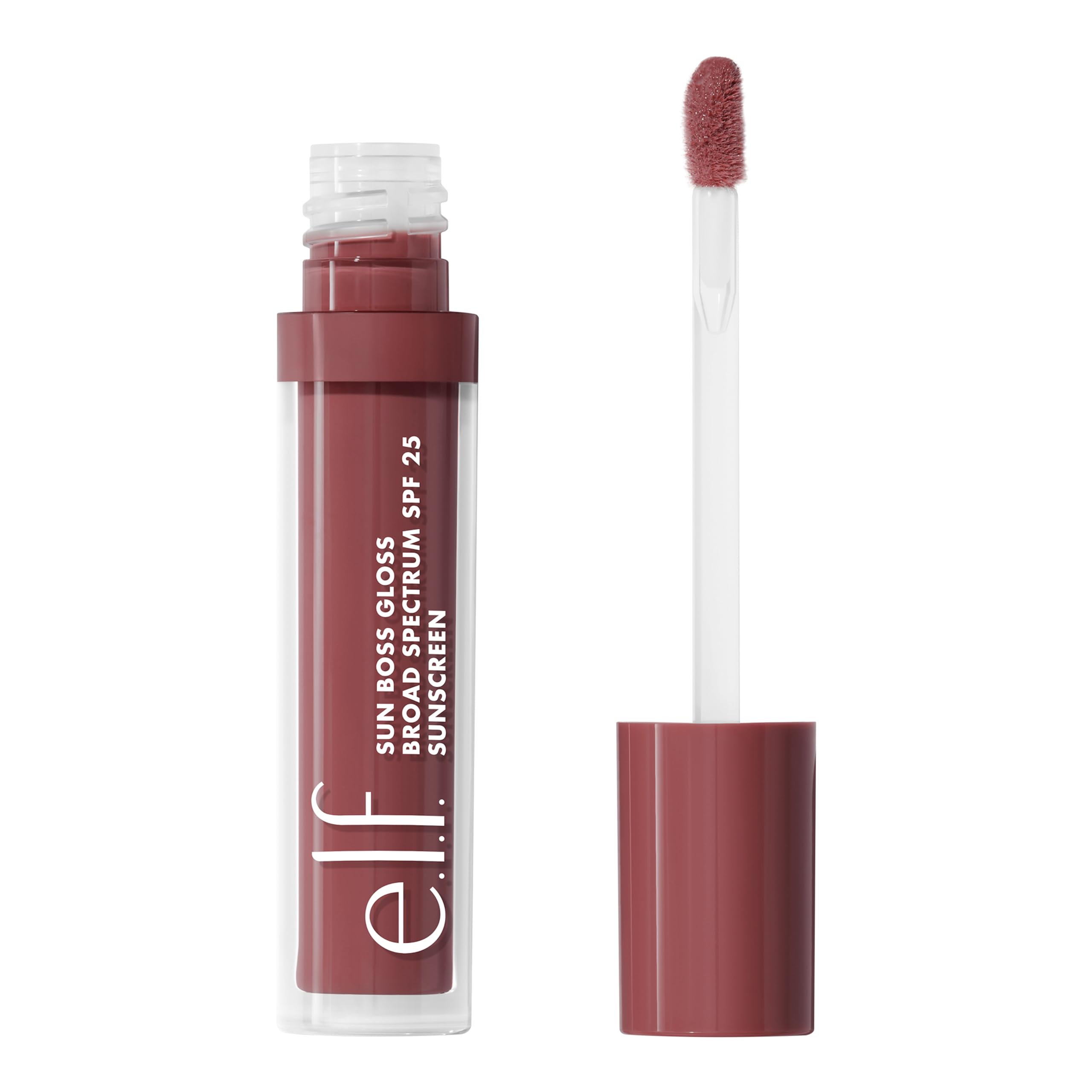 e.l.f. Sun Boss Gloss SPF 25 in That's My Jam - Pigmented, High-Shine Lip Gloss