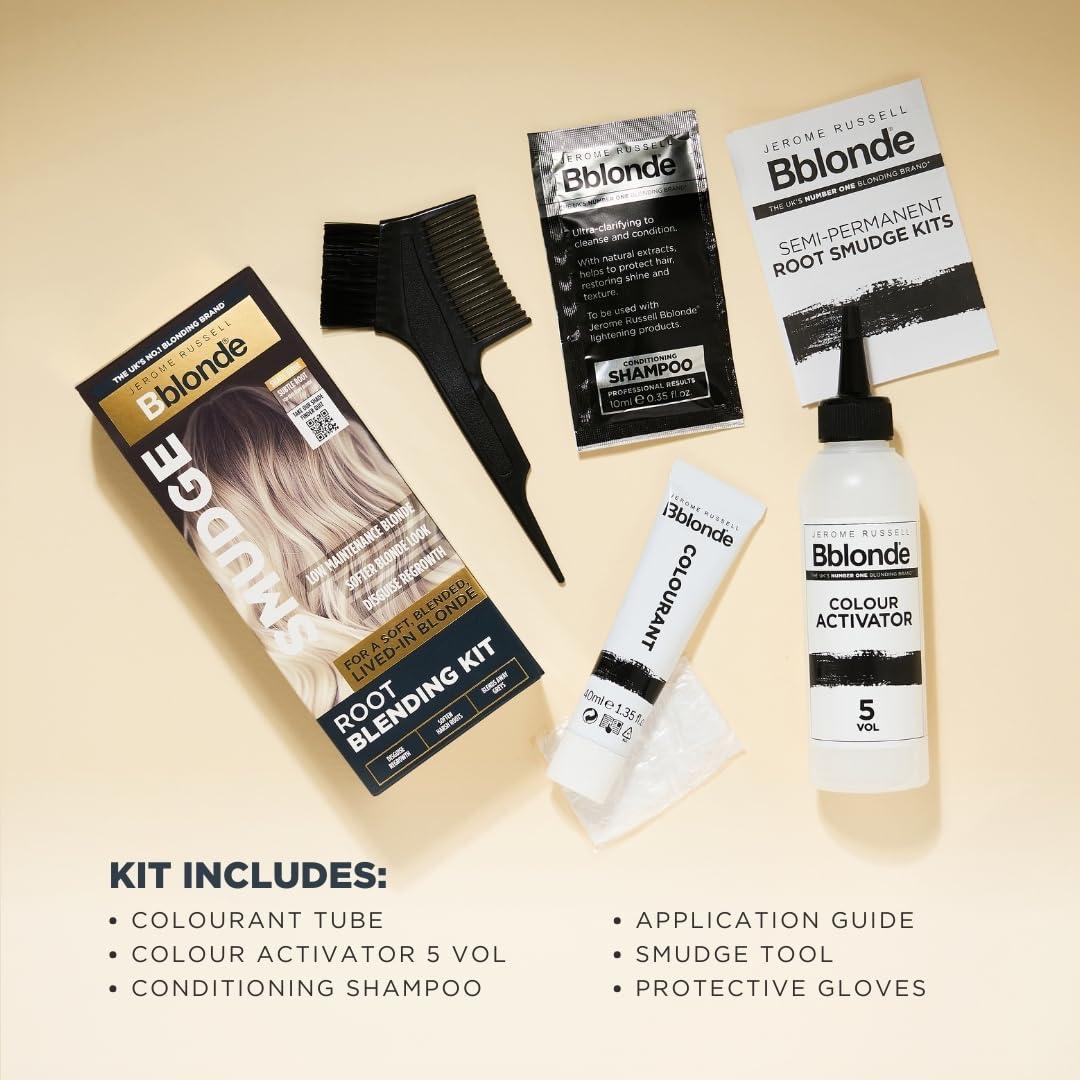Jerome Russell Bblonde SMUDGE Root Blending Kit in Subtle Cool | Professionelles Root Blending Kit | Natürlicher, lässiger Blondton 3