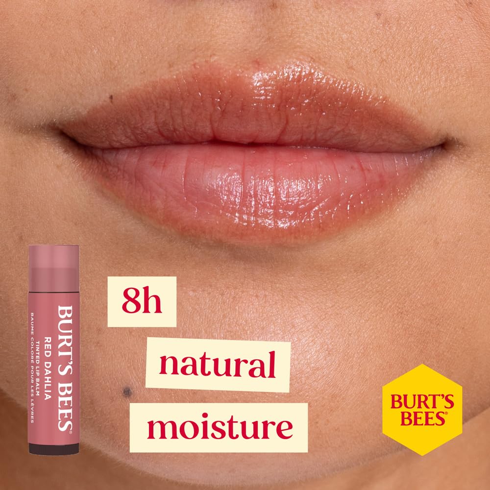 Burt's Bees Mistletoe Kiss Gift Set: Moisturising, Tinted Lip Balm & Lip Shimmer 9