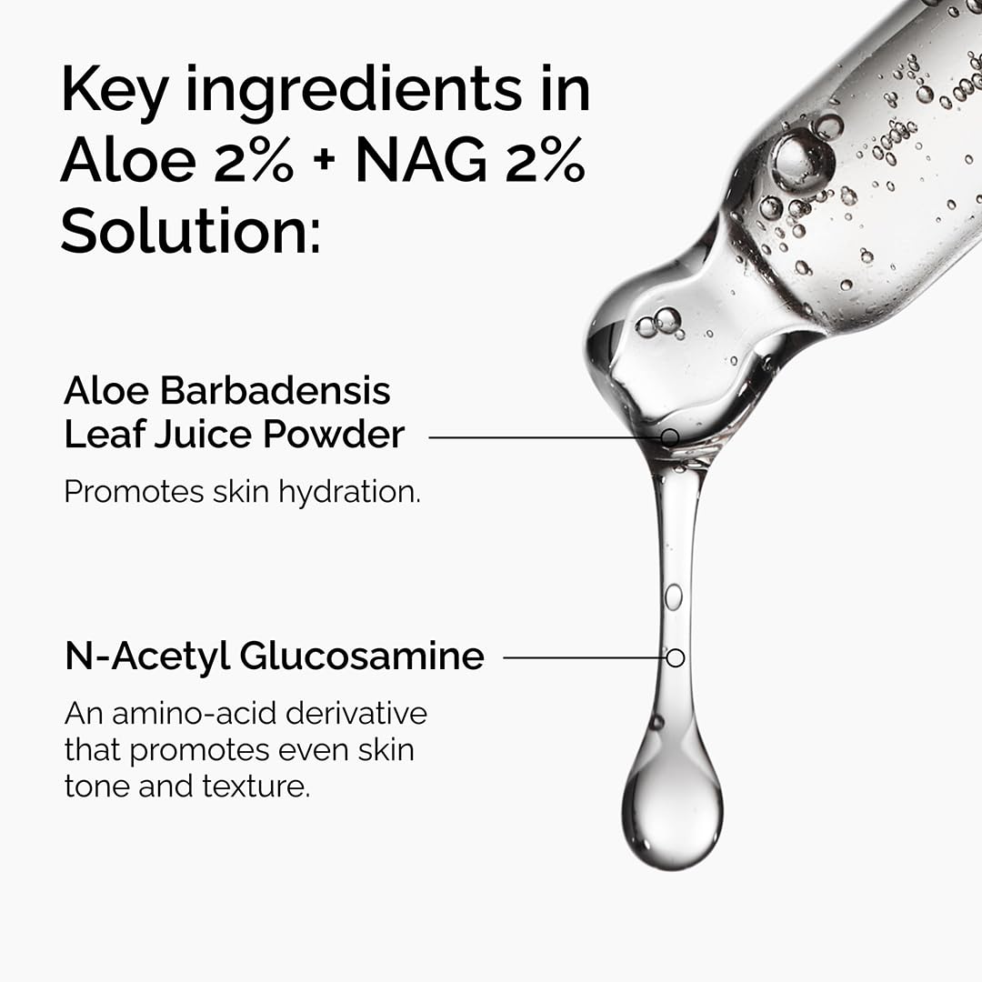The Ordinary Aloe 2% + NAG 2% Solution for Soothing Skin and Targeting Post-Acne Marks