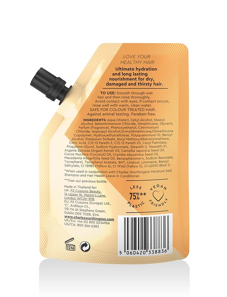 Charles Worthington Moisture Seal Nourishing Travel Size Conditioner with Coconut Oil 5