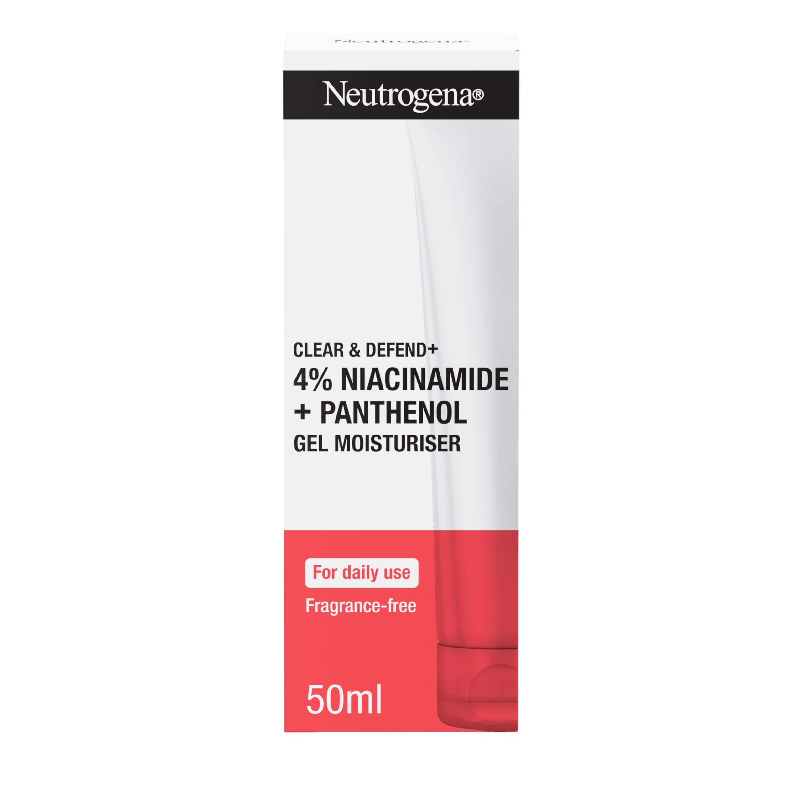Neutrogena Clear & Defend+ Gel Moisturiser for Spot-Prone Skin, 50ml 1