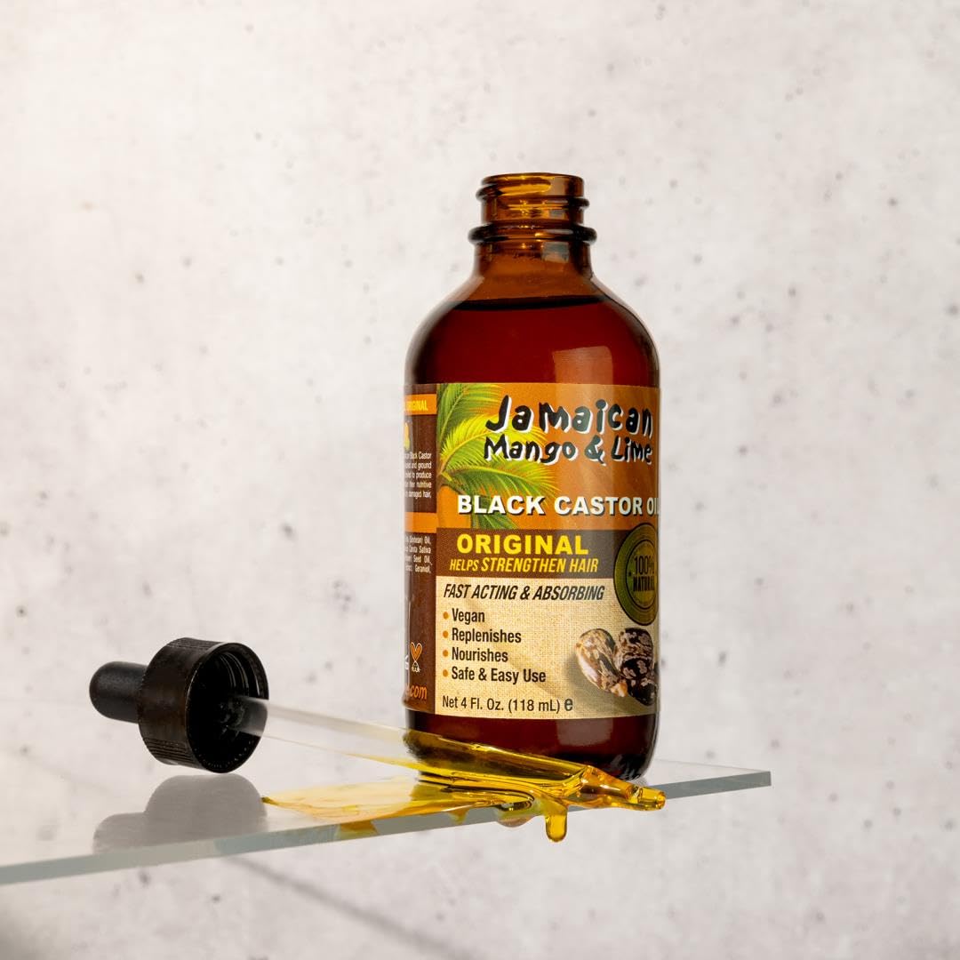 Jamaican Mango & Lime Black Castor Oil - Original, Organic, 118 ml 4