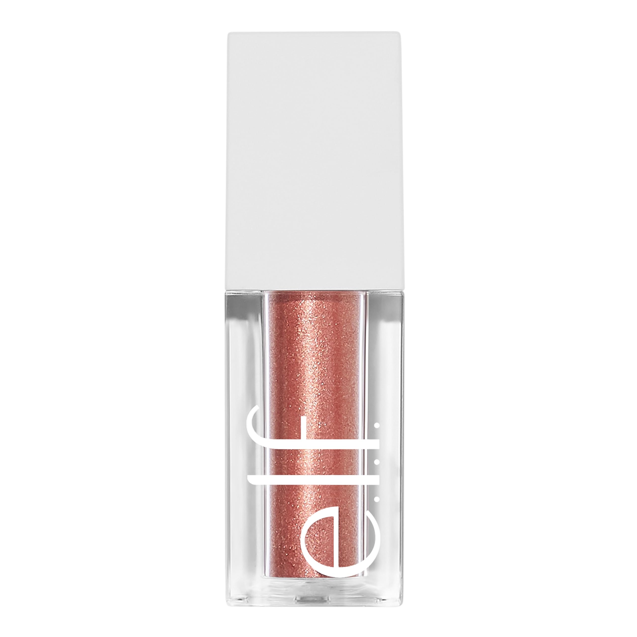e.l.f. Liquid Metallic Eyeshadow in Big Dipper - High-Impact Burnt Orange with White Gold Pearl 4