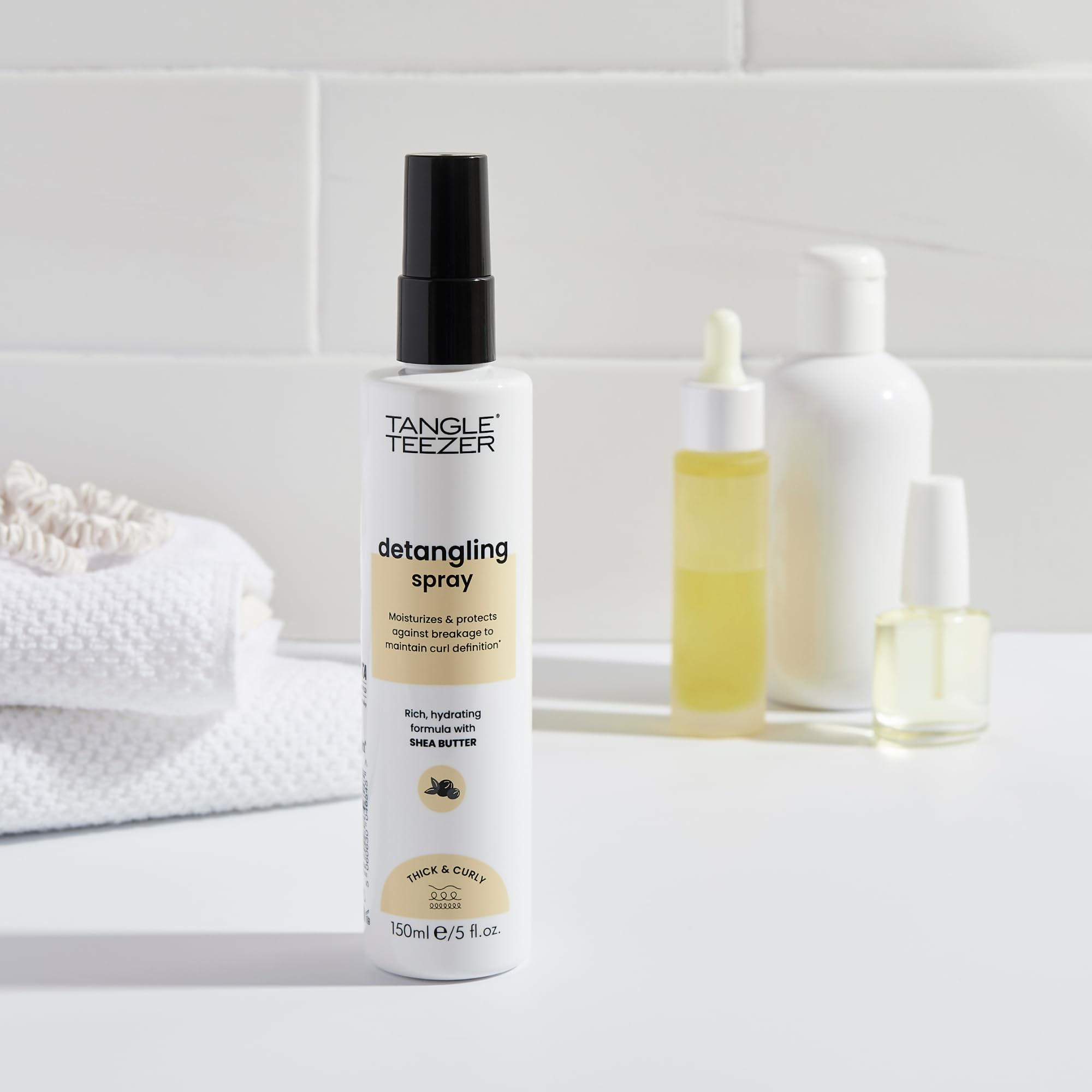 Tangle Teezer Everyday Detangling Cream Spray for Thick/Curly Hair with Shea Butter 3