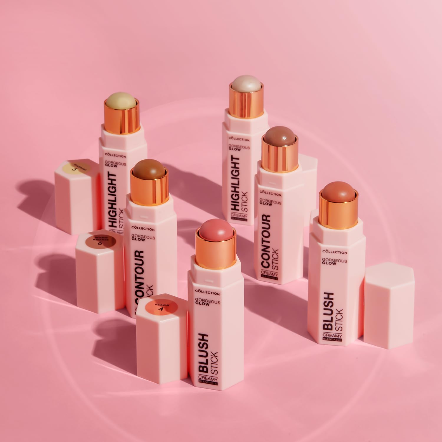 Collection Cosmetics Gorgeous Glow Stick Highlighter for Fast, Mess-Free Application 4g 4