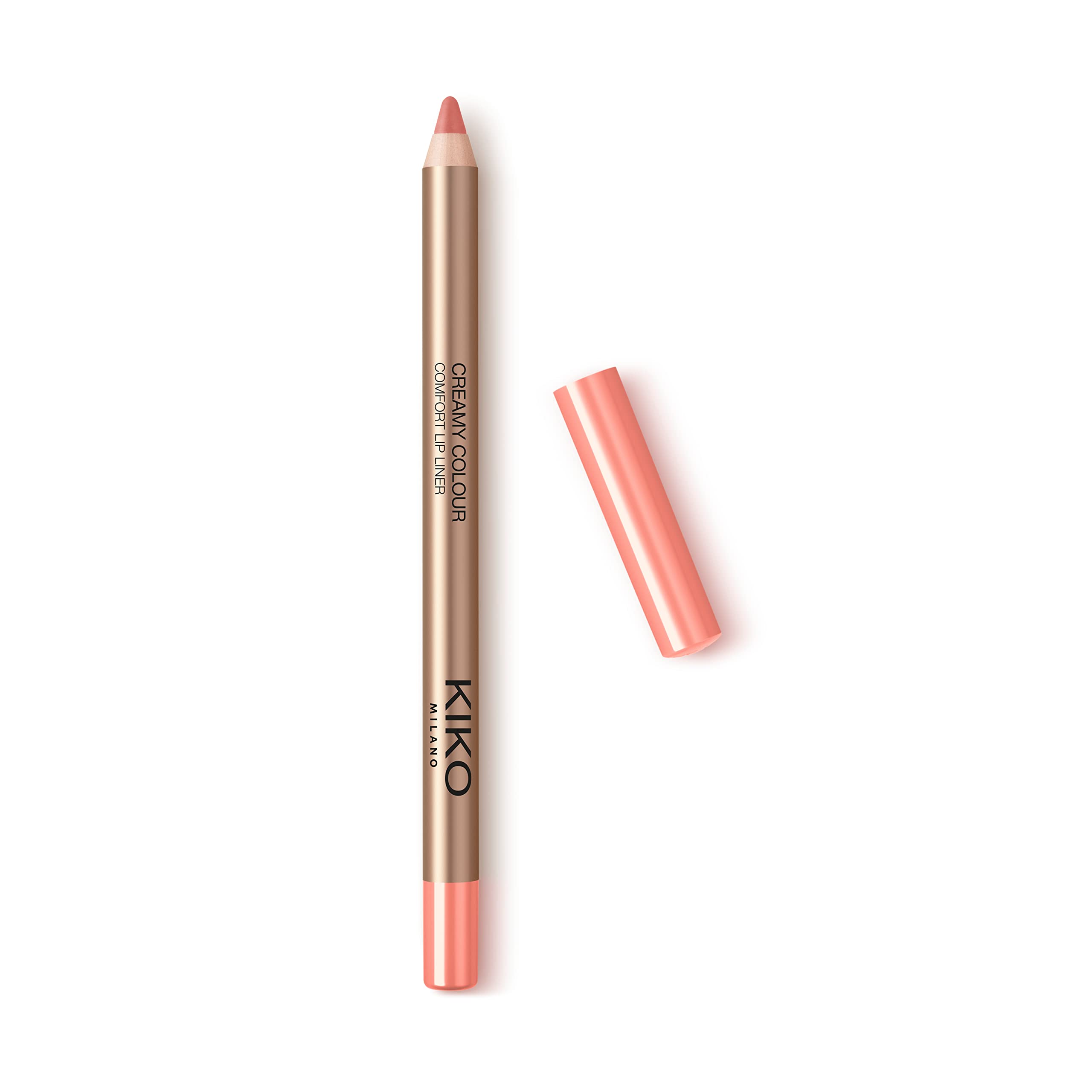 KIKO Milano Creamy Colour Comfort Lip Liner 01 Natural Rose - Long-Lasting Waterproof Pencil