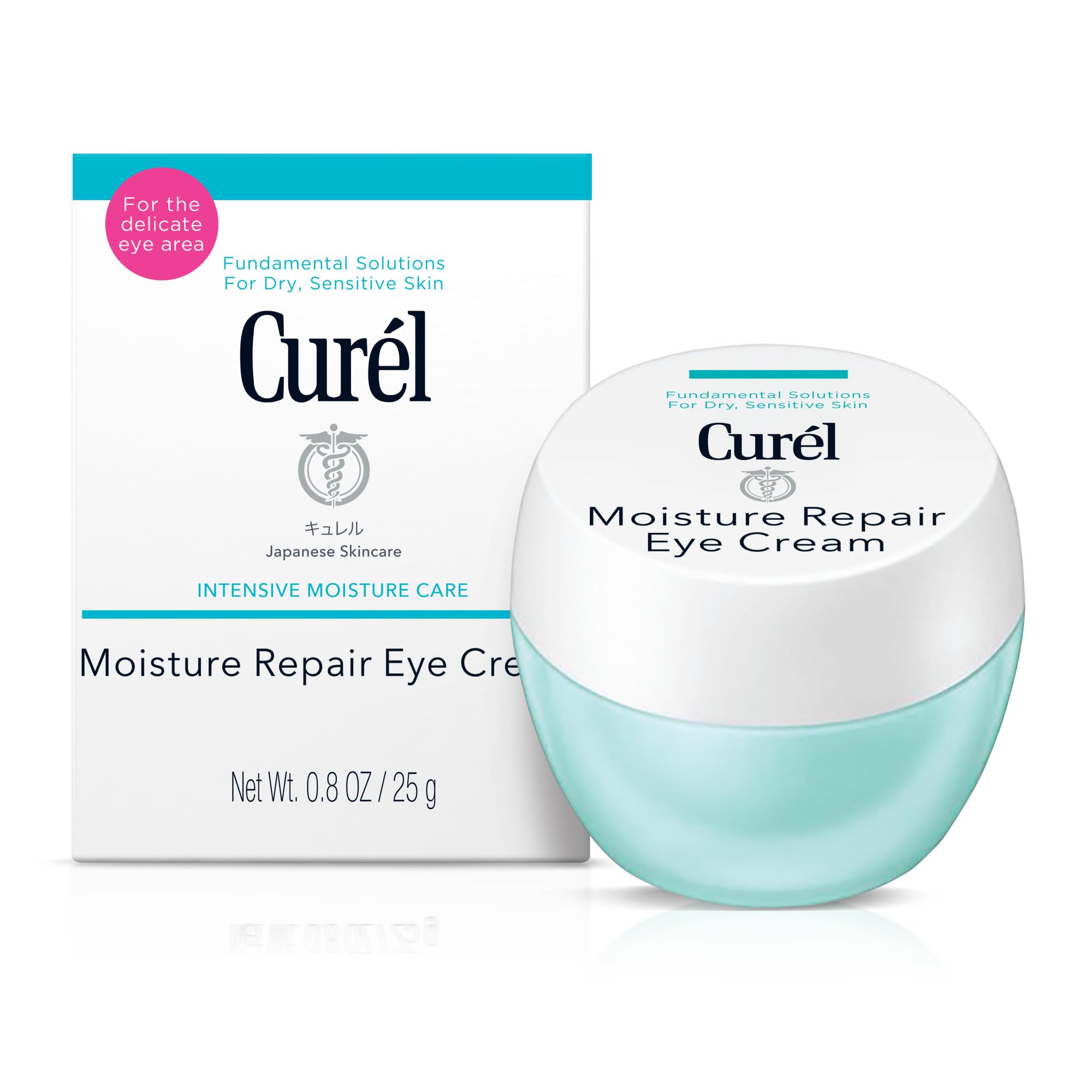 Curél Hydrating Repair Eye Cream with Ceramides for Dry, Sensitive Skin, 25g