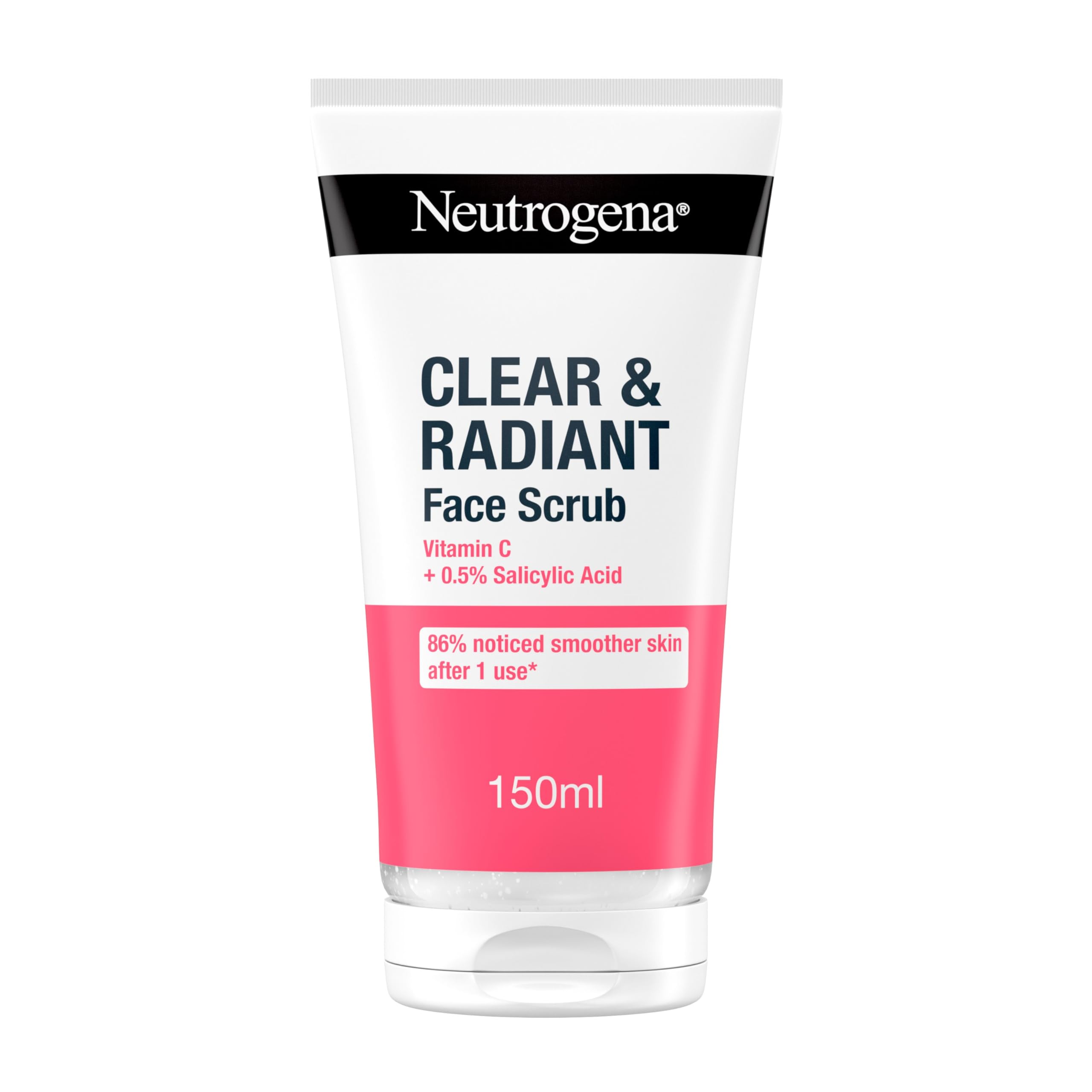 Neutrogena Clear & Radiant Daily Face Scrub with Vitamin C & Salicylic Acid, 150ml