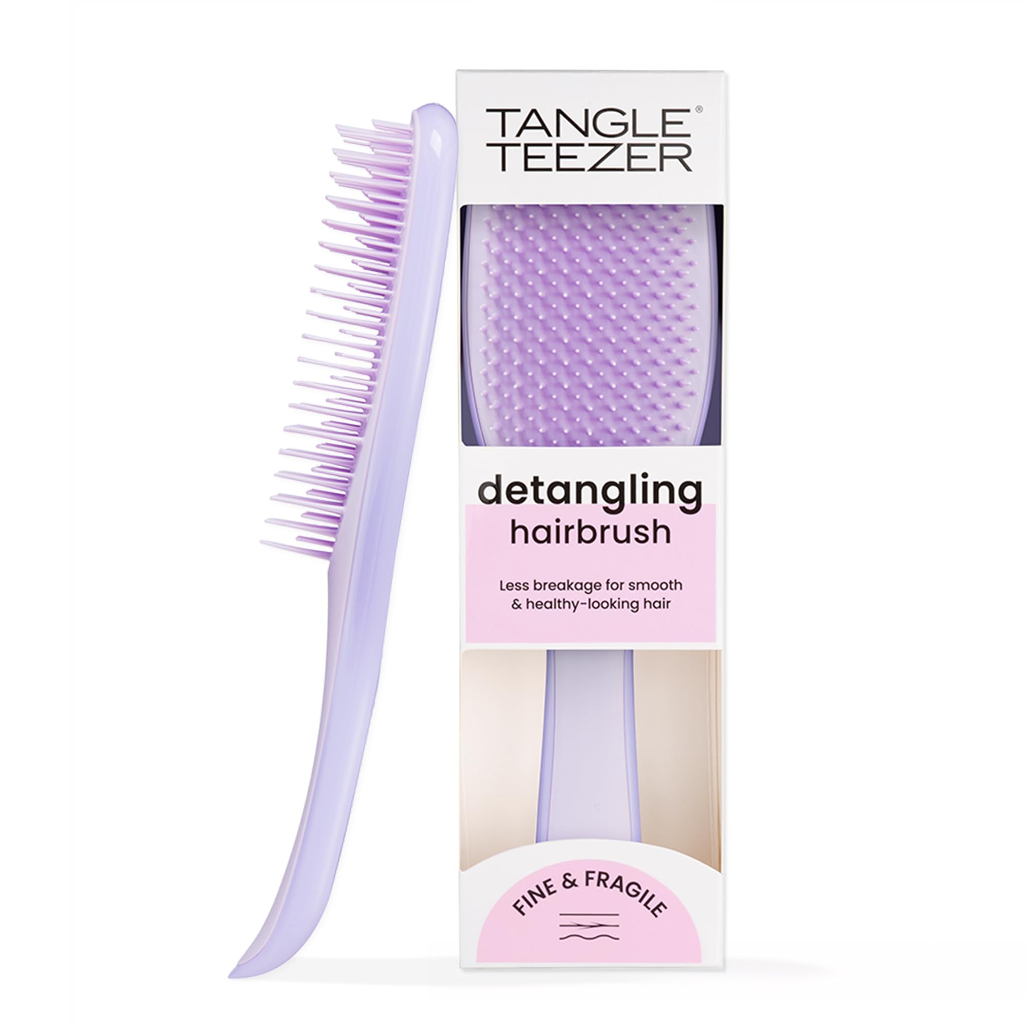 Tangle Teezer Fine and Fragile Ultimate Detangler Hairbrush for Coloured, Thin Hair