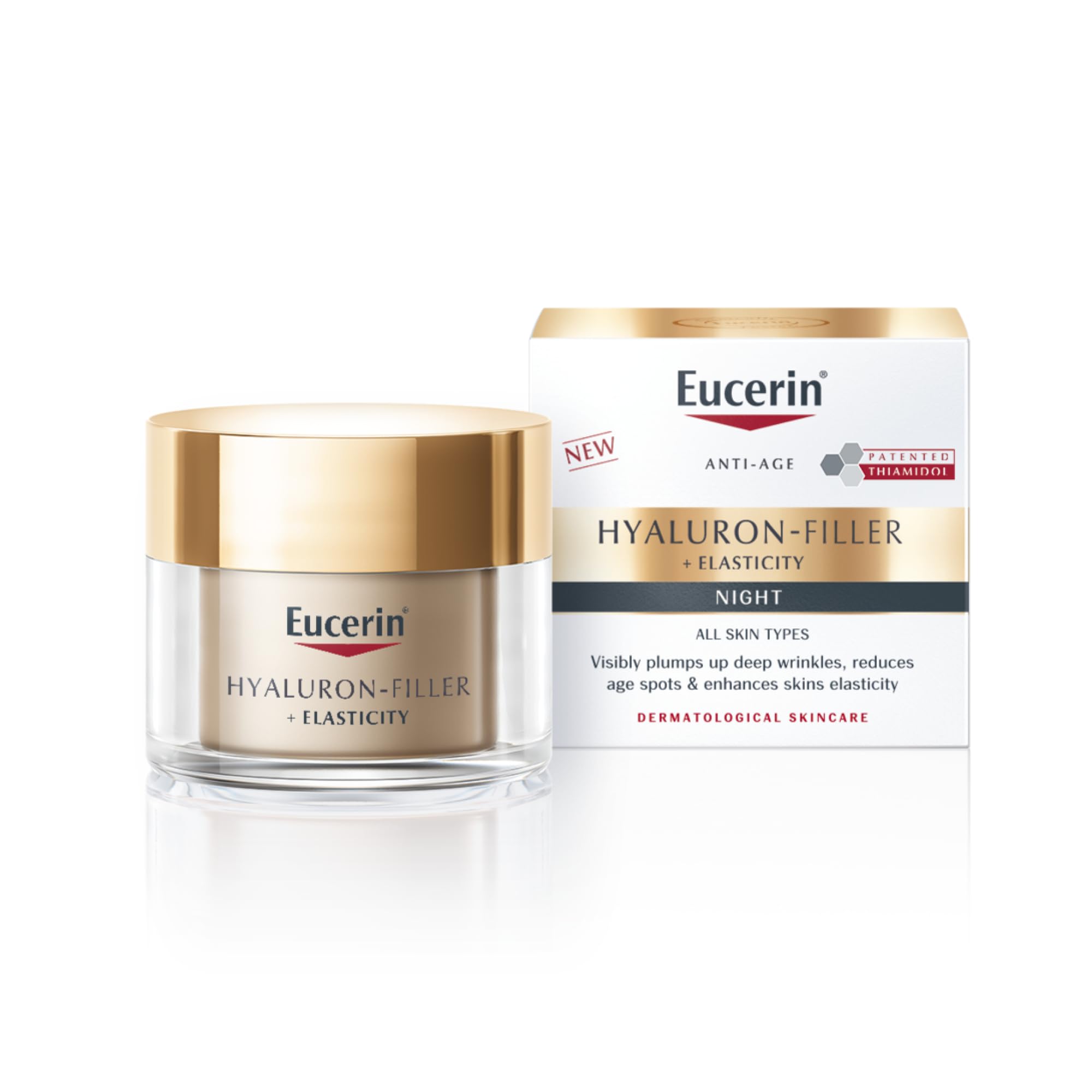 Eucerin Hyaluron-Filler + Elasticity Night Cream 50ml Anti-Ageing for Mature Skin