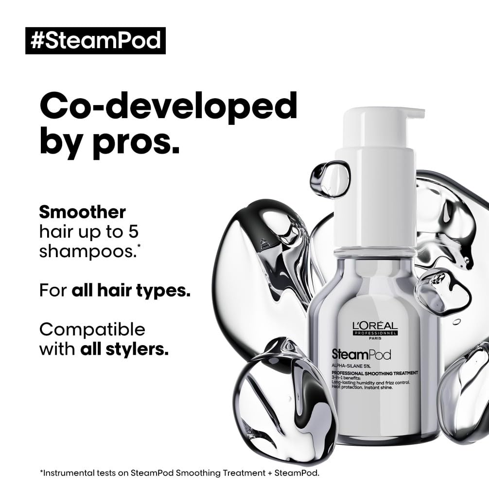 L'Oréal Professionnel 3-In-1 Smoothing Treatment for Up to 72hr Frizz Control 5
