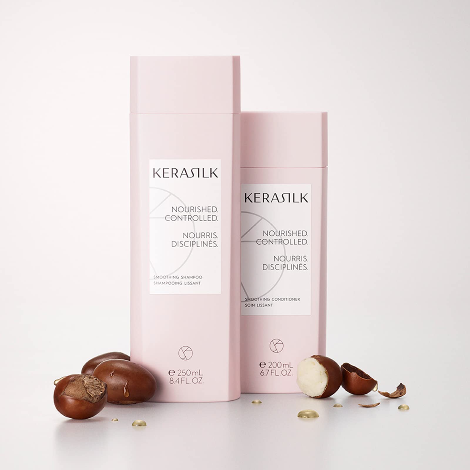 Kerasilk Glättungsspülung für krauses Haar, vegane Formel, 200 ml mit Sheabutter 10