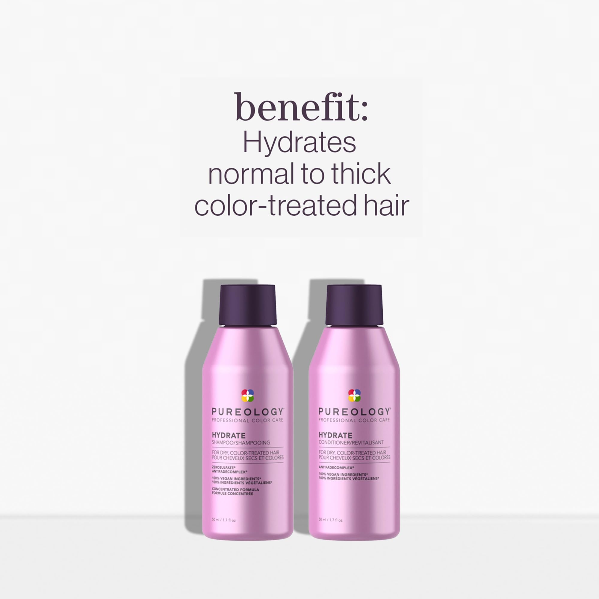 Pureology Hydrate Discovery Set für trockenes Haar, Shampoo und Spülung 50 ml 4