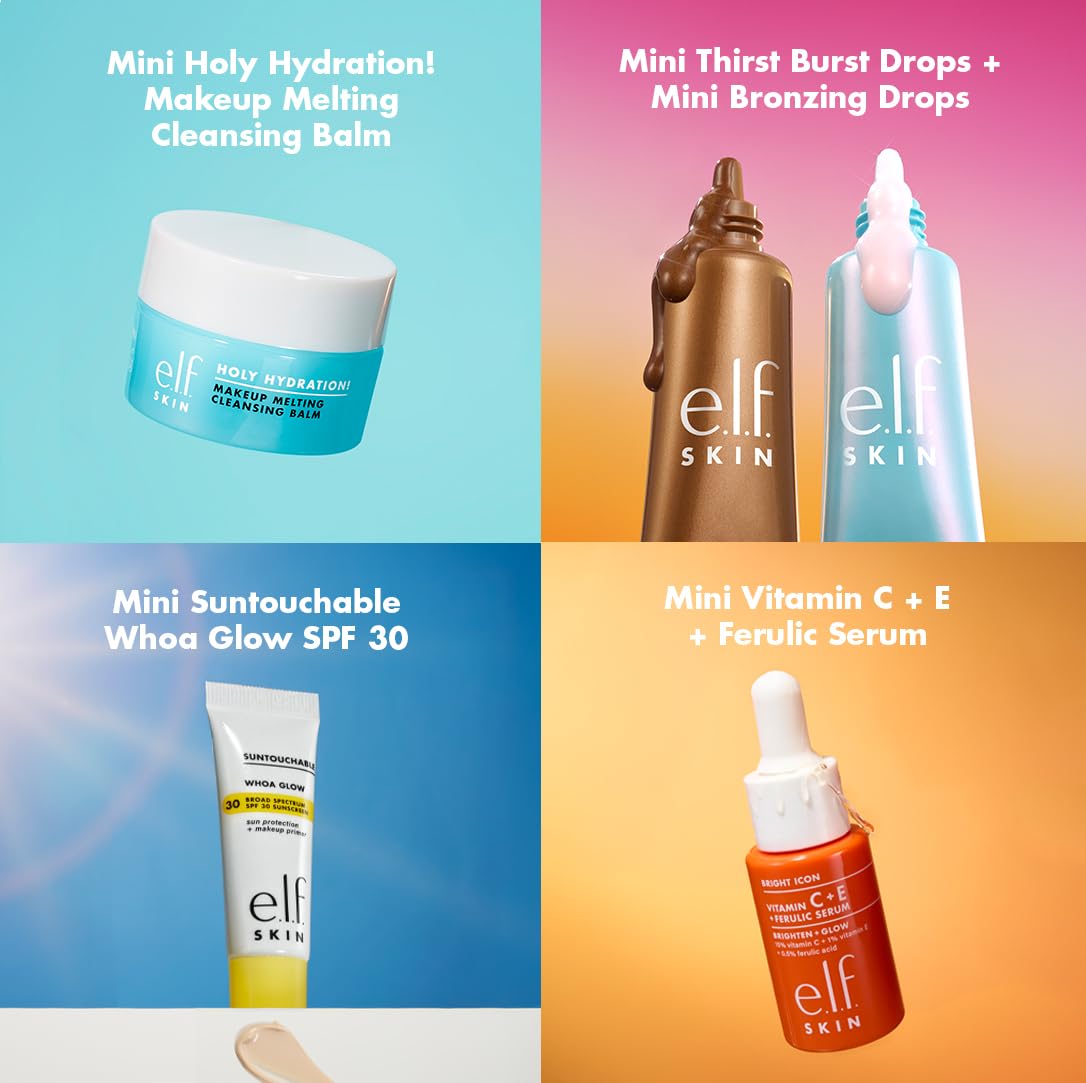 e.l.f. SKIN Best & Obsessed Travel Skincare Kit with SPF 30 3