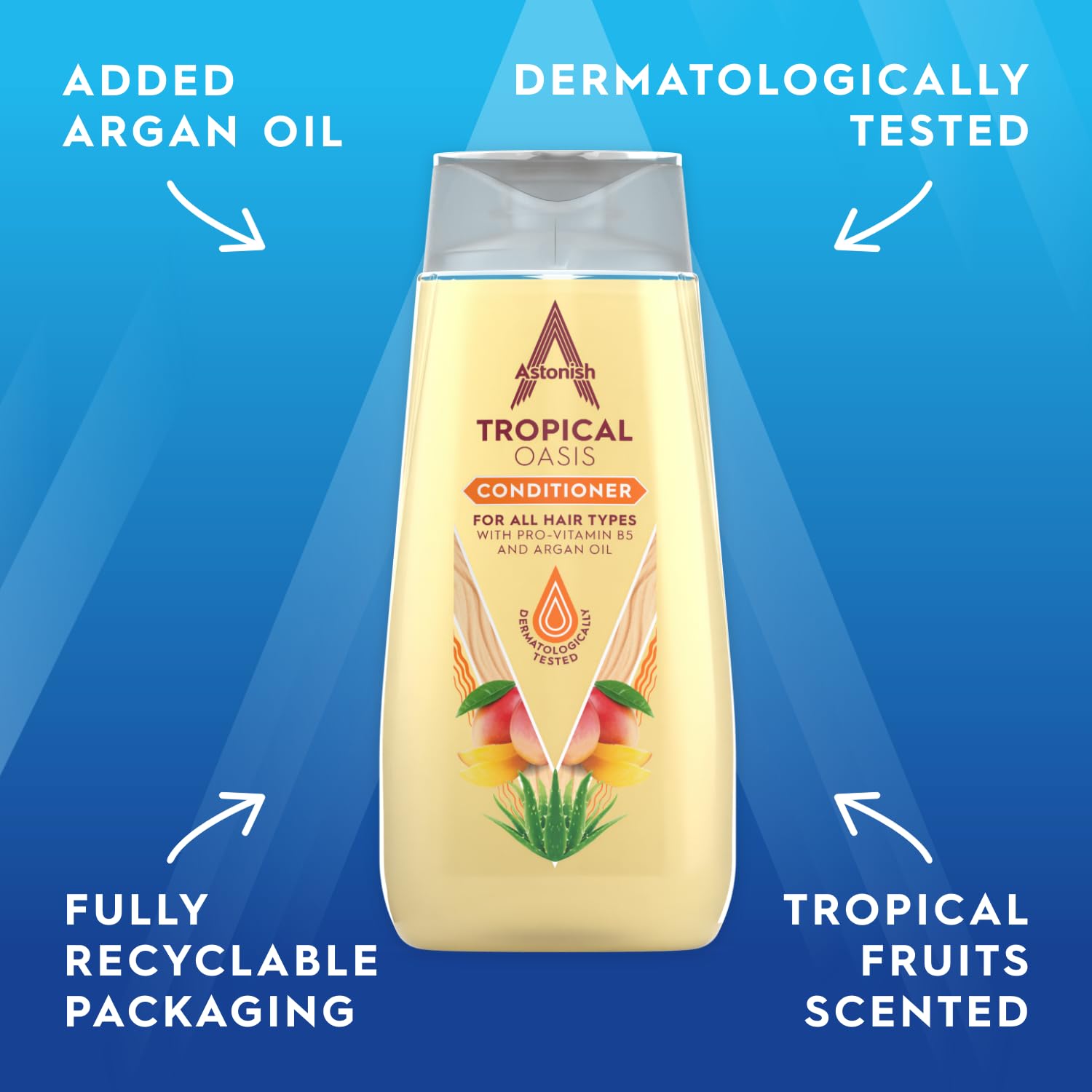 Astonish Tropical Conditioner mit Arganöl, 375 ml 5