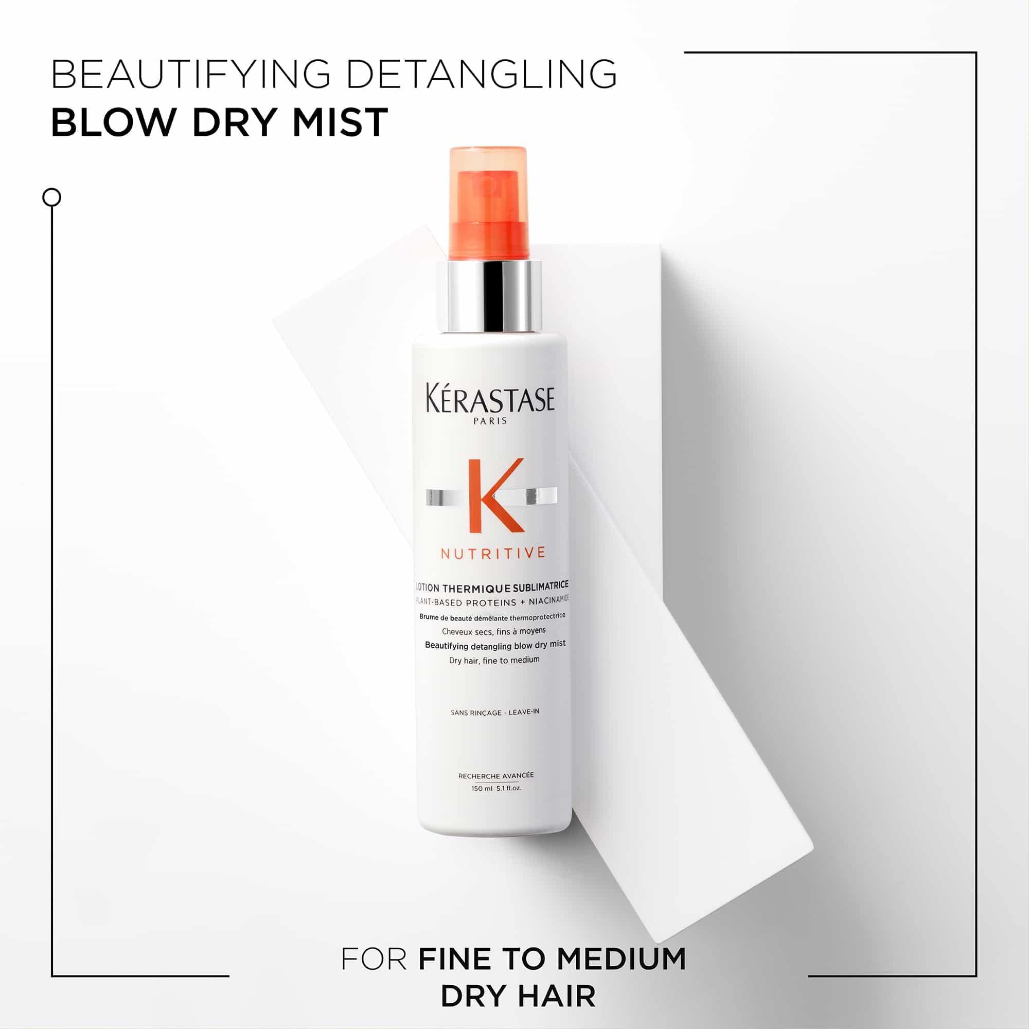 Kérastase Nutritive Beautifying Detangling Blow-Dry Mist for Fine to Medium Hair