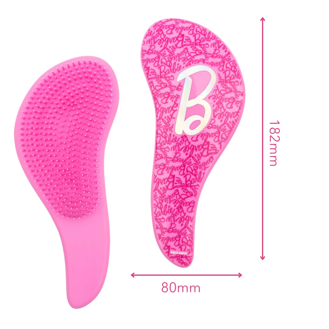 Barbie Hair Detangler Brush with Softly Curved Handle and Gold Detail 7