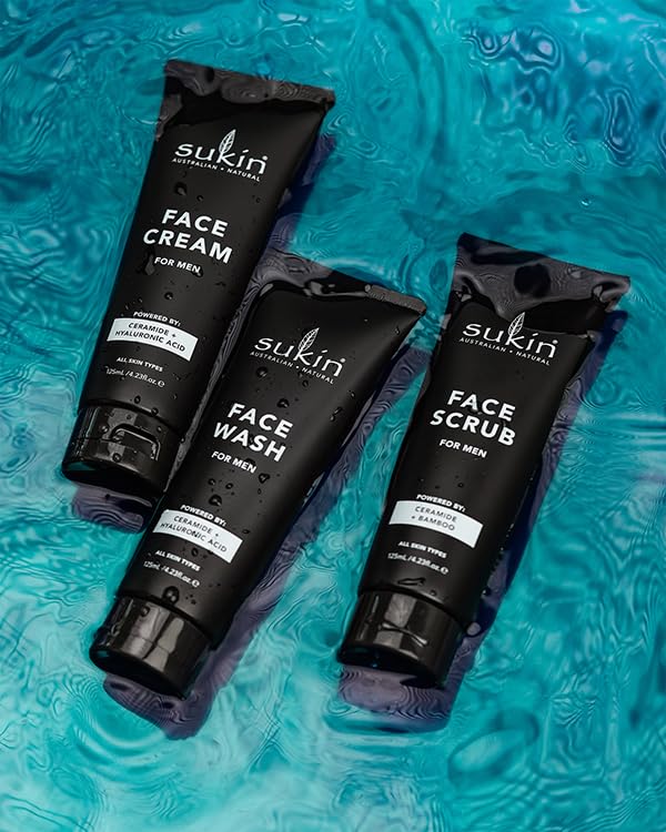 Sukin Men Natural Daily Face Wash with Ceramides, Baobab, and Tasmanian Pepper 6