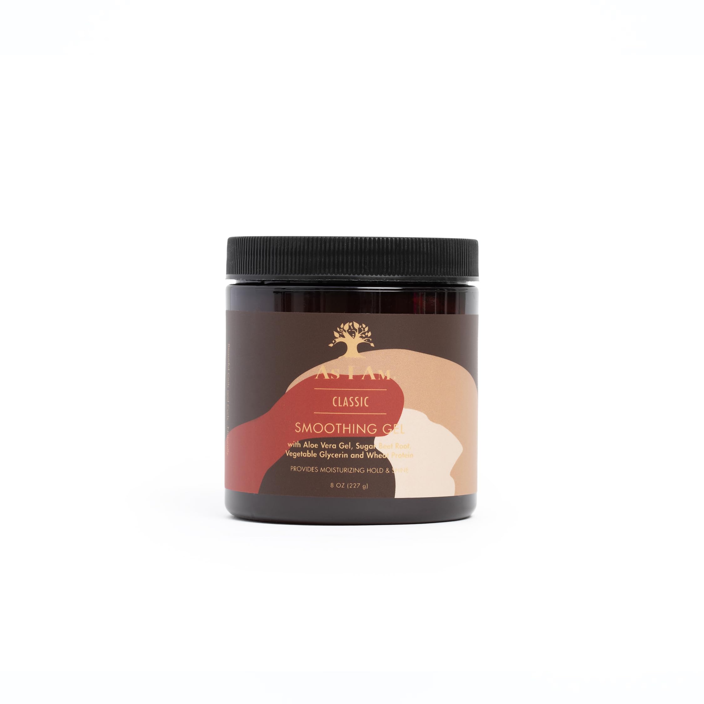 As I Am Smoothing Gel for Edges and Flyaways, Strong Flexible Hold, 227g/8 oz