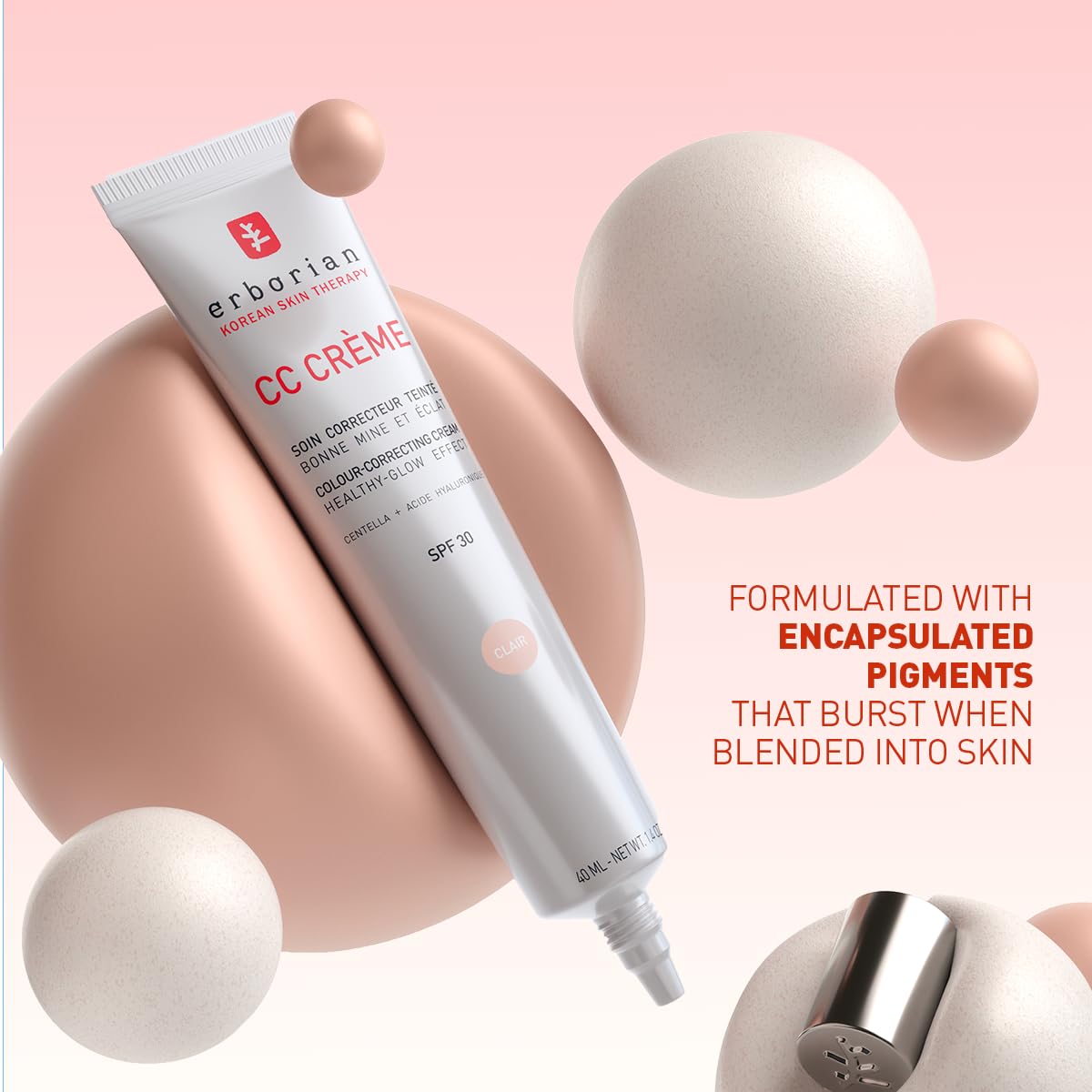 Erborian CC Cream with Centella Asiatica - Caramel - Color Correcting Cream for Healthy Glow 6