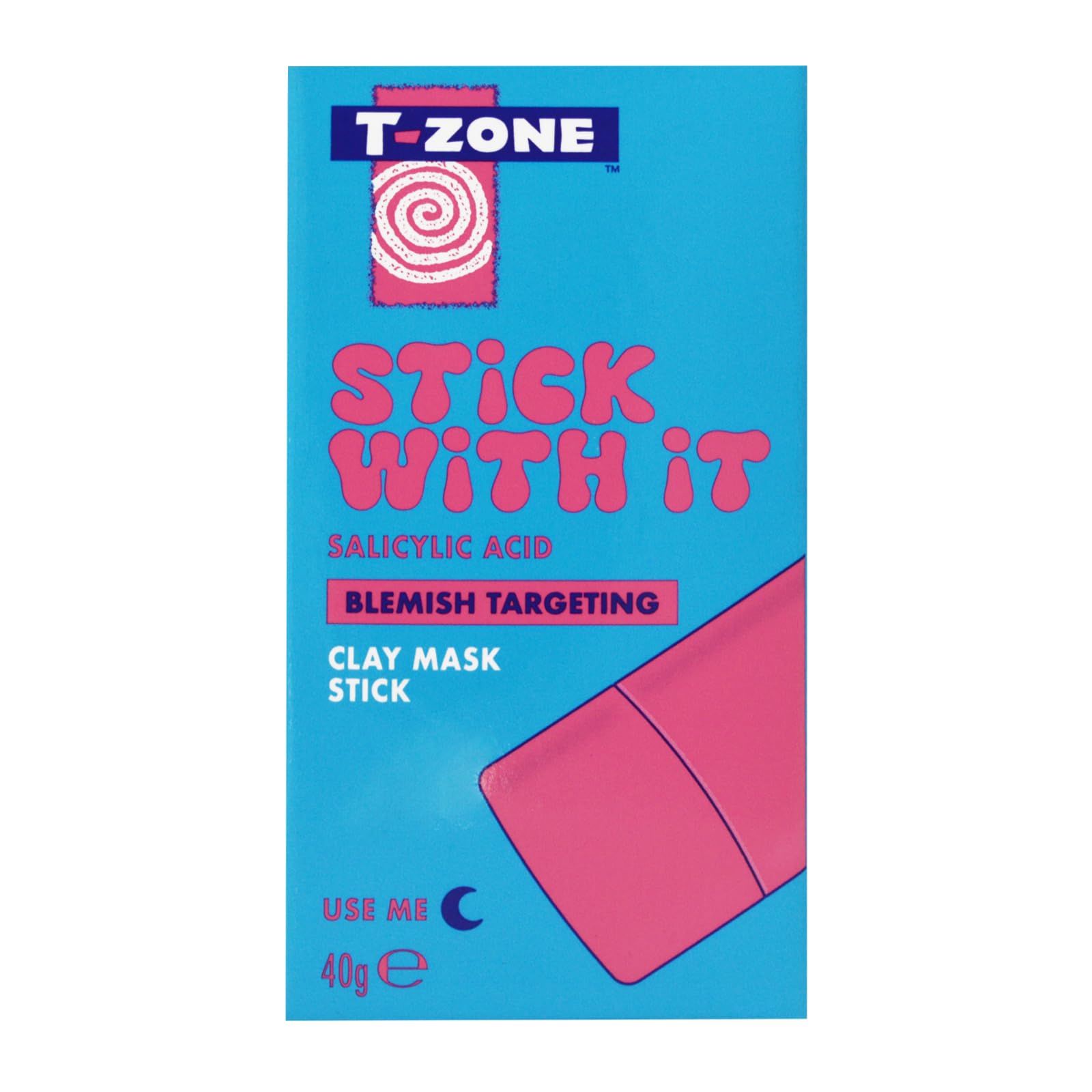 T-Zone Salicylic Acid Clay Mask Stick 40g for Blackhead & Pore Cleansing