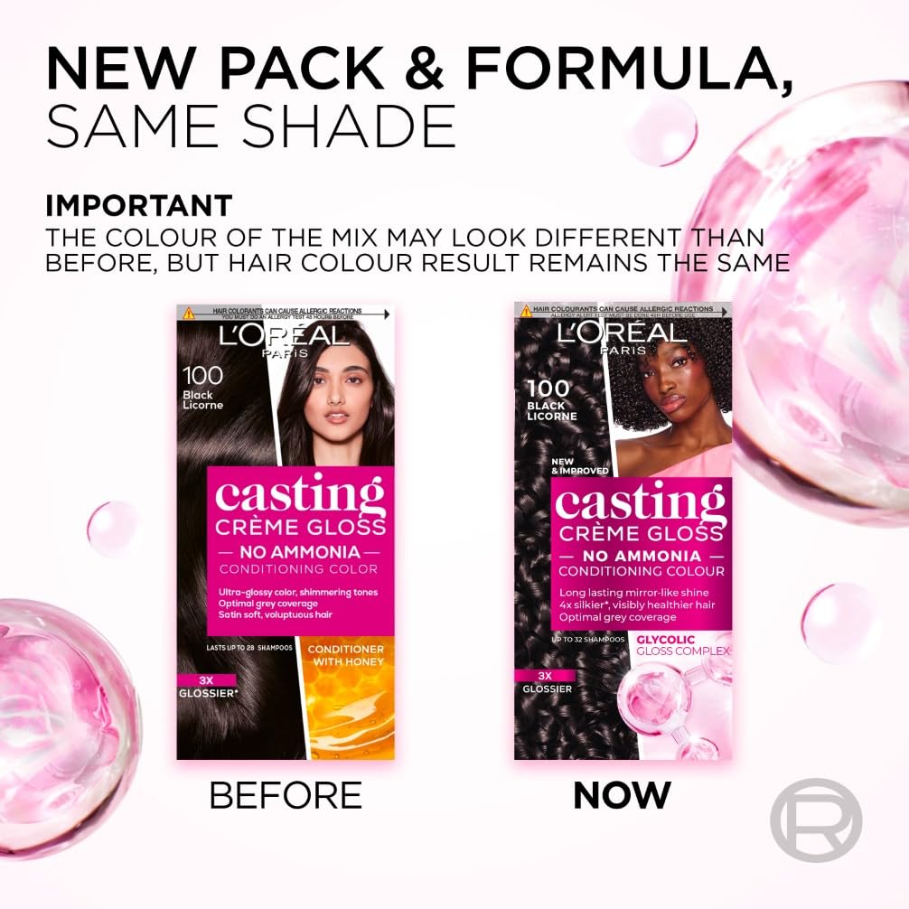 L’Oréal Paris Casting Crème Gloss Ammonia Free Semi-Permanent Hair Dye, 426 Auburn 3