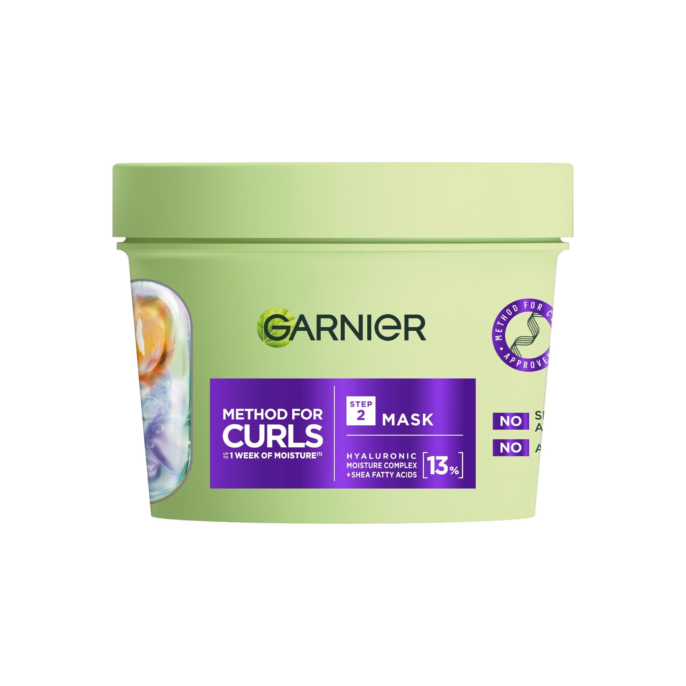 Garnier Method for Curls Haarmaske, spendet Locken bis zu 7 Tage lang Feuchtigkeit, D