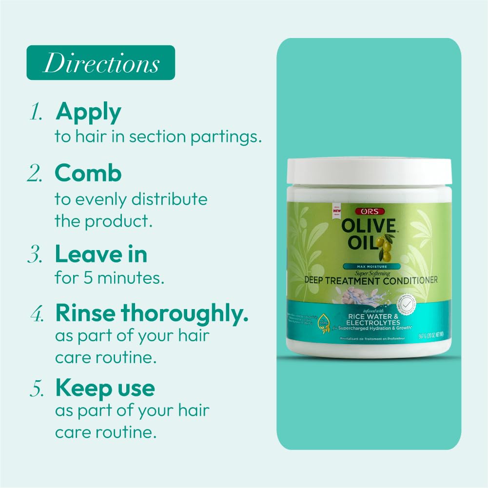 ORS Olive Oil Max Moisture Super Softening Deep Treatment Conditioner 10