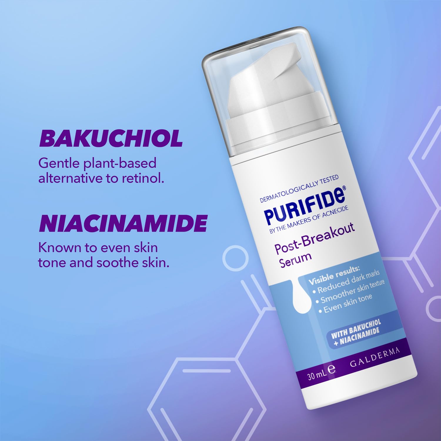 Acnecide Purifide Niacinamide Serum with Bakuchiol for Post-Breakout Marks 4