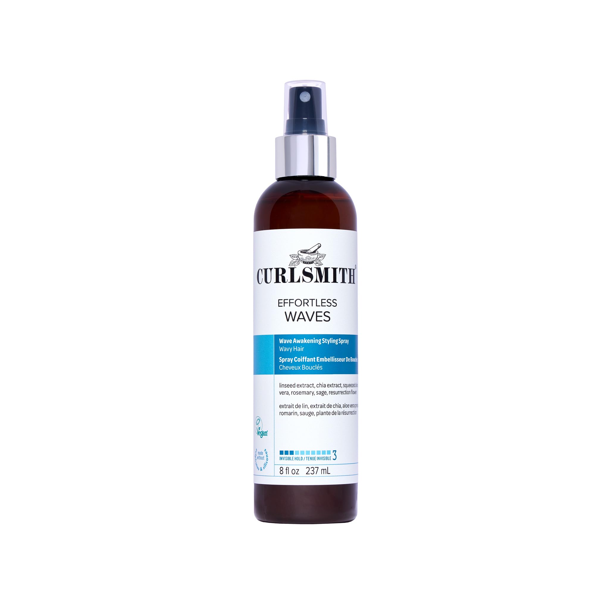 CURLSMITH Effortless Waves Styling Spray for Natural Shape and Frizz Reduction