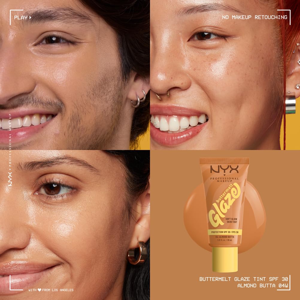 NYX Professional Makeup Buttermelt Glaze Soft Glow Skin Tint SPF 30 3