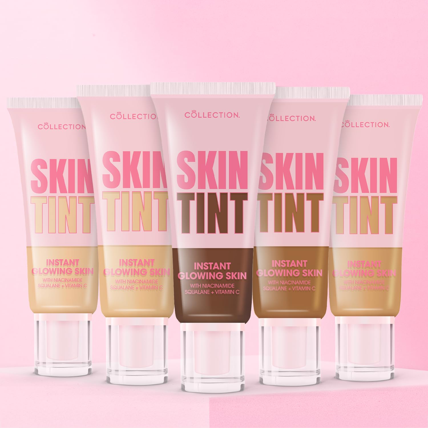 Collection Skin Tint Makeup mit Squalan, Glycerin und Vitamin C für einen strahlenden Teint 6