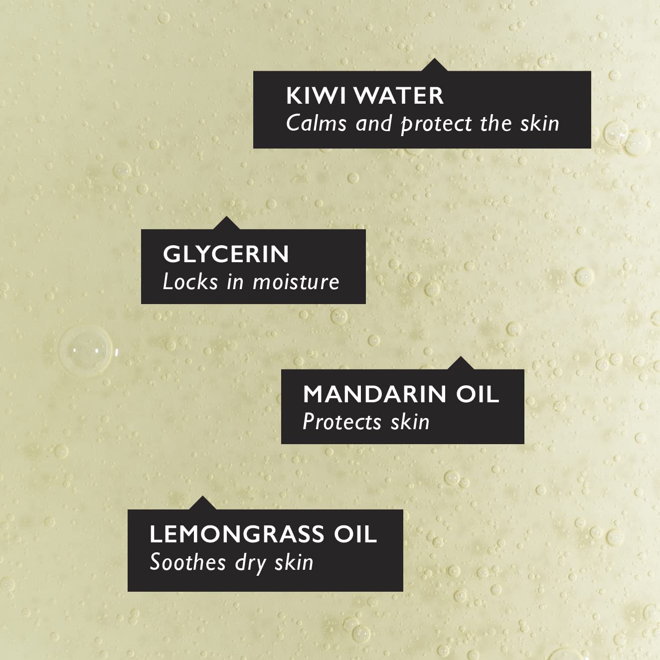 UPCIRCLE Hand + Body Wash with Kiwi Water 250ml for Soothing and Protecting 4