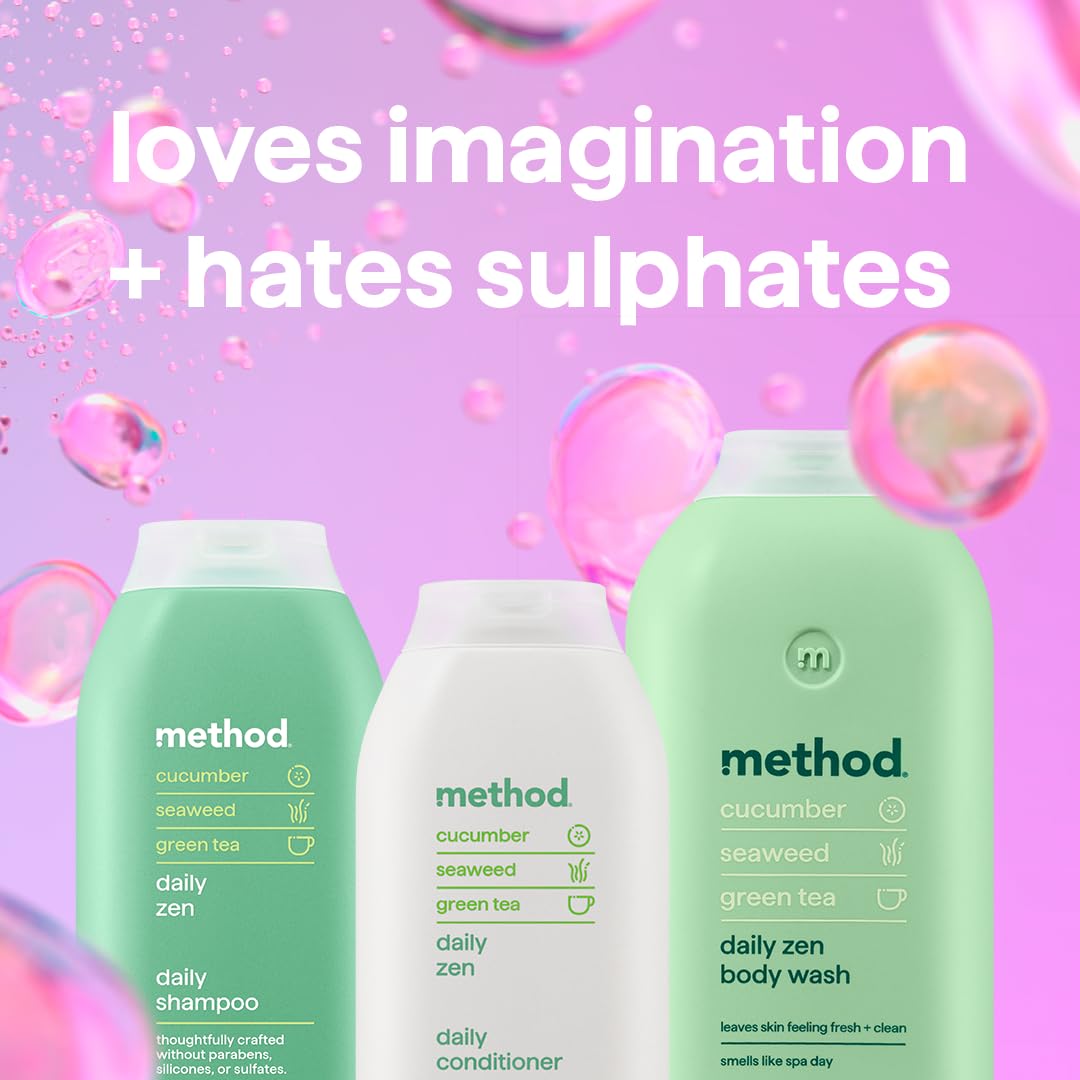 Method Daily Conditioner, Daily Zen with Cucumber, Seaweed & Green Tea Scent 9