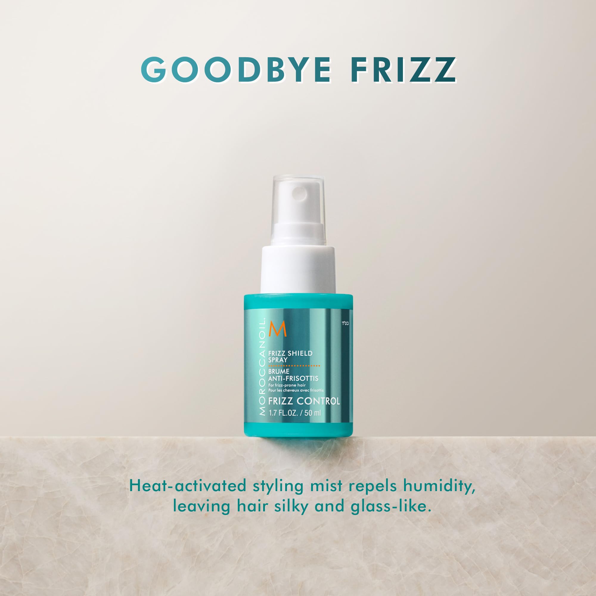 Moroccanoil Frizz Shield Styling Spray for Heat-Activated Frizz-Free Blowouts 2