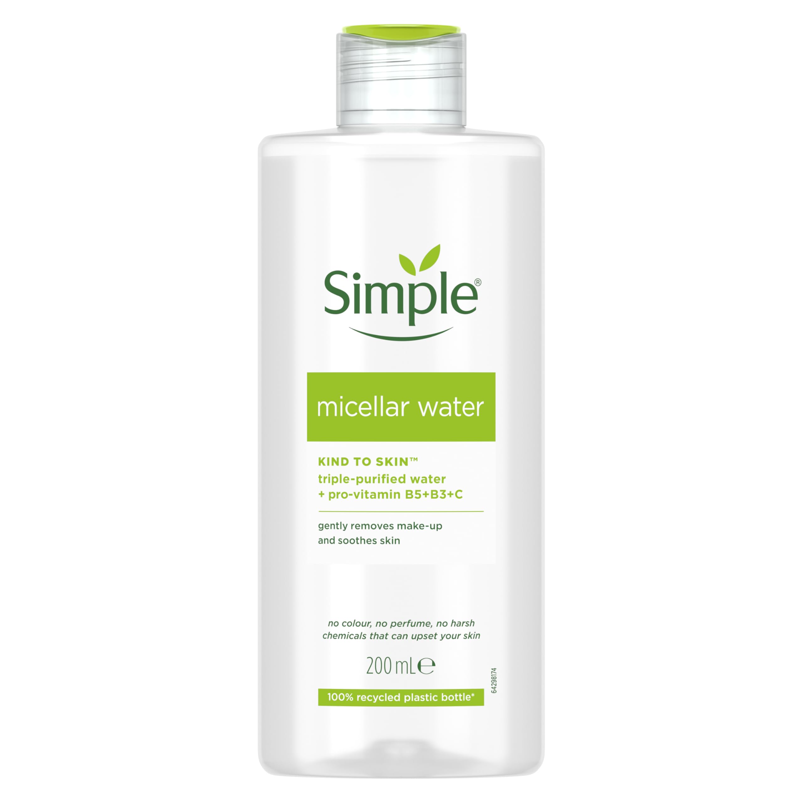 Simple Kind to Skin Micellar Cleansing Water for 90% Hydration Boost
