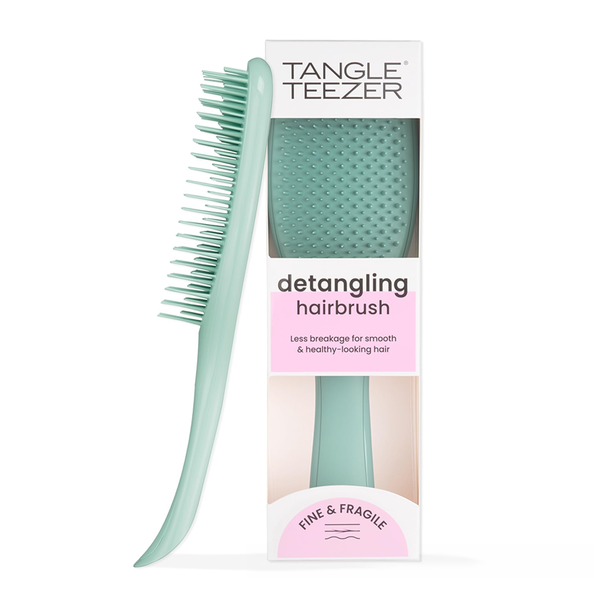 Tangle Teezer Fine and Fragile Ultimate Detangler Hairbrush for Coloured, Fine & Thin Hair - Dark Teal