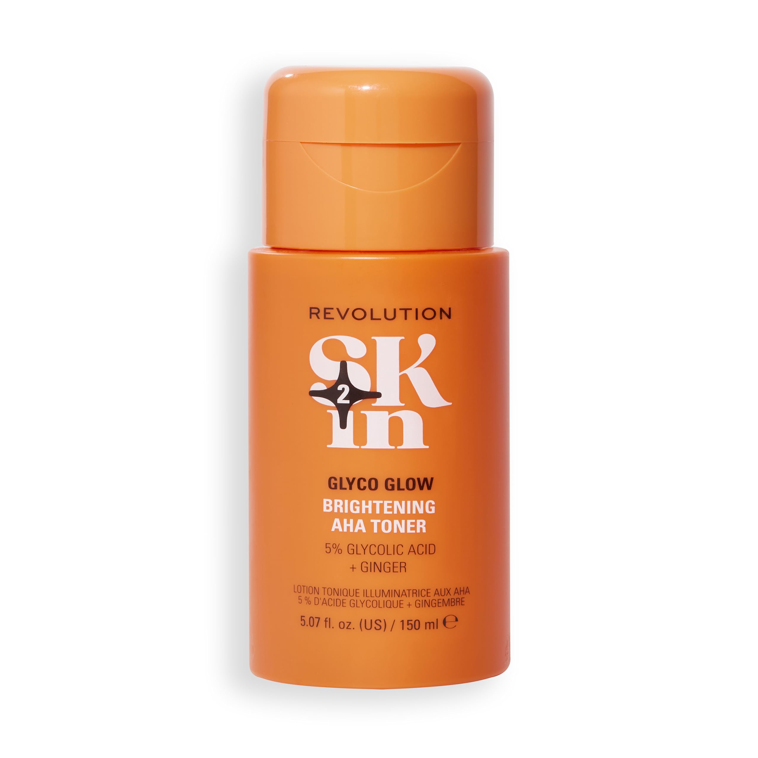 Revolution Skin Glyco Glow 5% Glycolic Acid & Ginger Brightening AHA Toner
