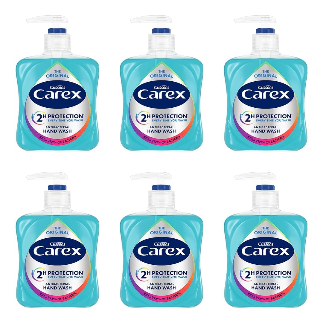 Carex Original Antibacterial Liquid Hand Wash with Natural Moisturisers, 1.5 kg Bulk