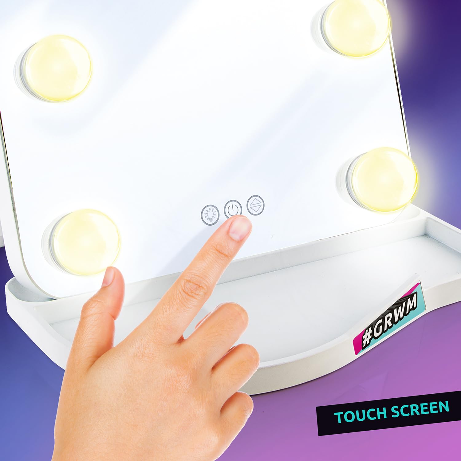 Studio Creator Large Hollywood Vanity Mirror with 3 Light Modes & Phone Holder 8